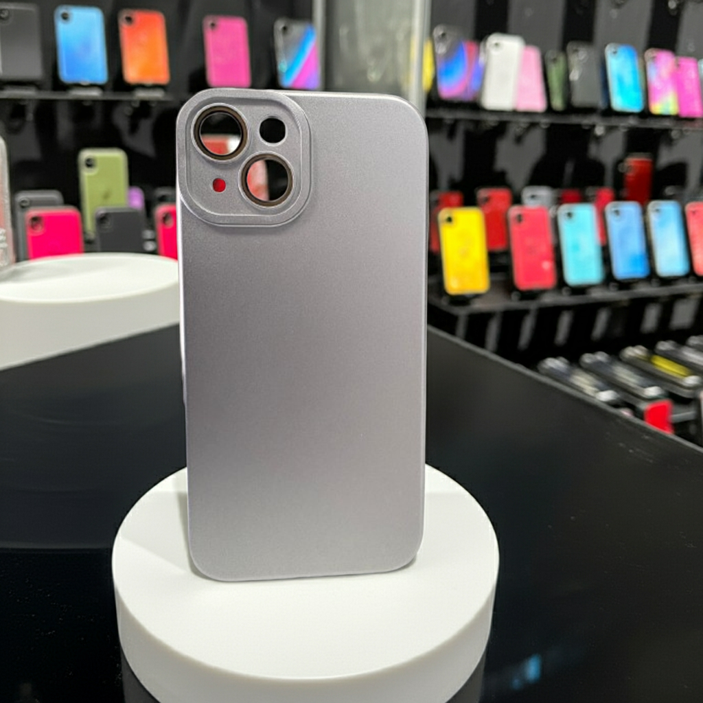 Cover iPhone 14 Plus argento - Custodia colorata e protettiva - MOKO