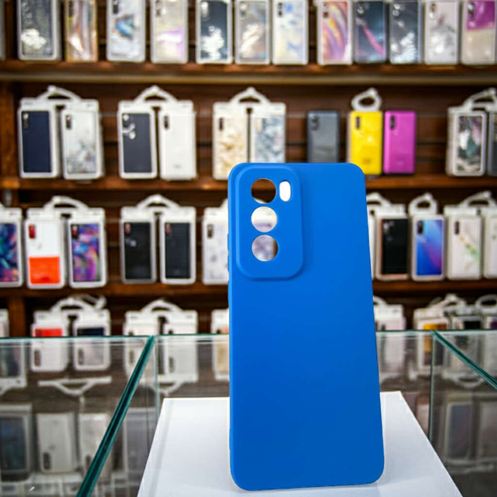 Cover colorata Oppo reno 12 5g bllu acceso - MOKO