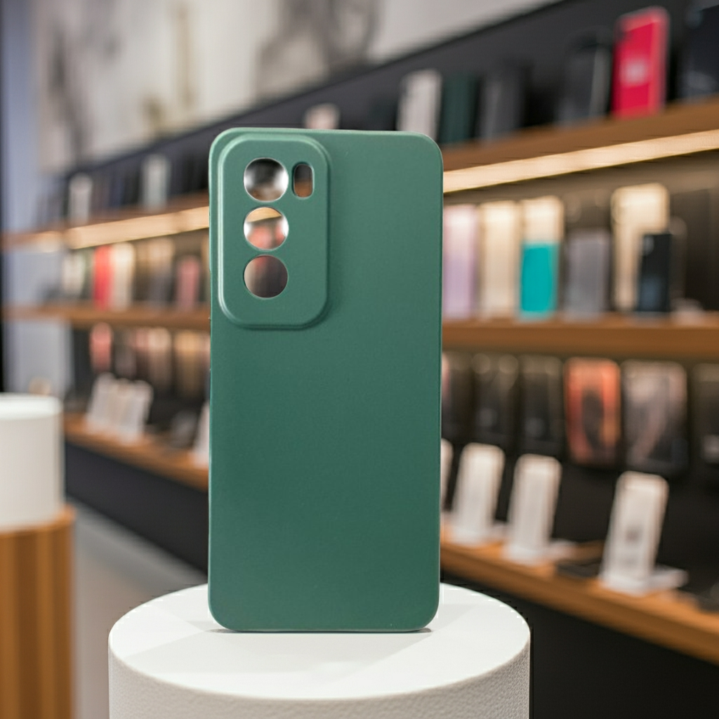 Cover Oppo Reno 12 5G verde – Protezione colorata e stile unico - MOKO