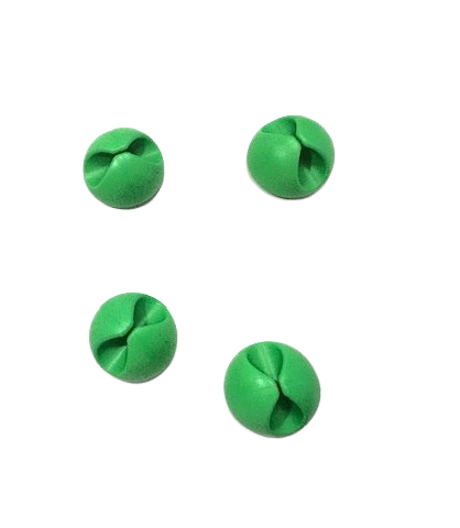 Clip Fermacavo verde - MOKO