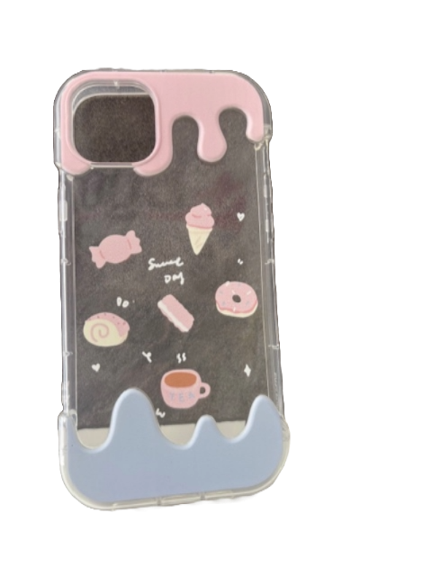 Cover iPhone 14 Plus trasparente fantasia elegante - MOKO