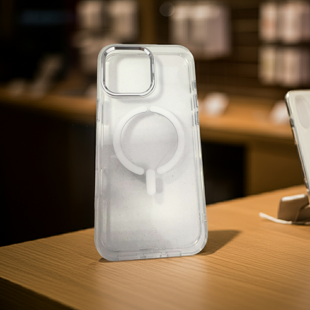 Cover trasparente iPhone 16 Pro Max MagSafe - Bianco - MOKO