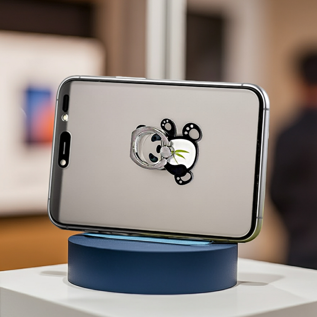 Anello smartphone Panda - Stile e Funzionalità per il Tuo Dispositivo - MOKO