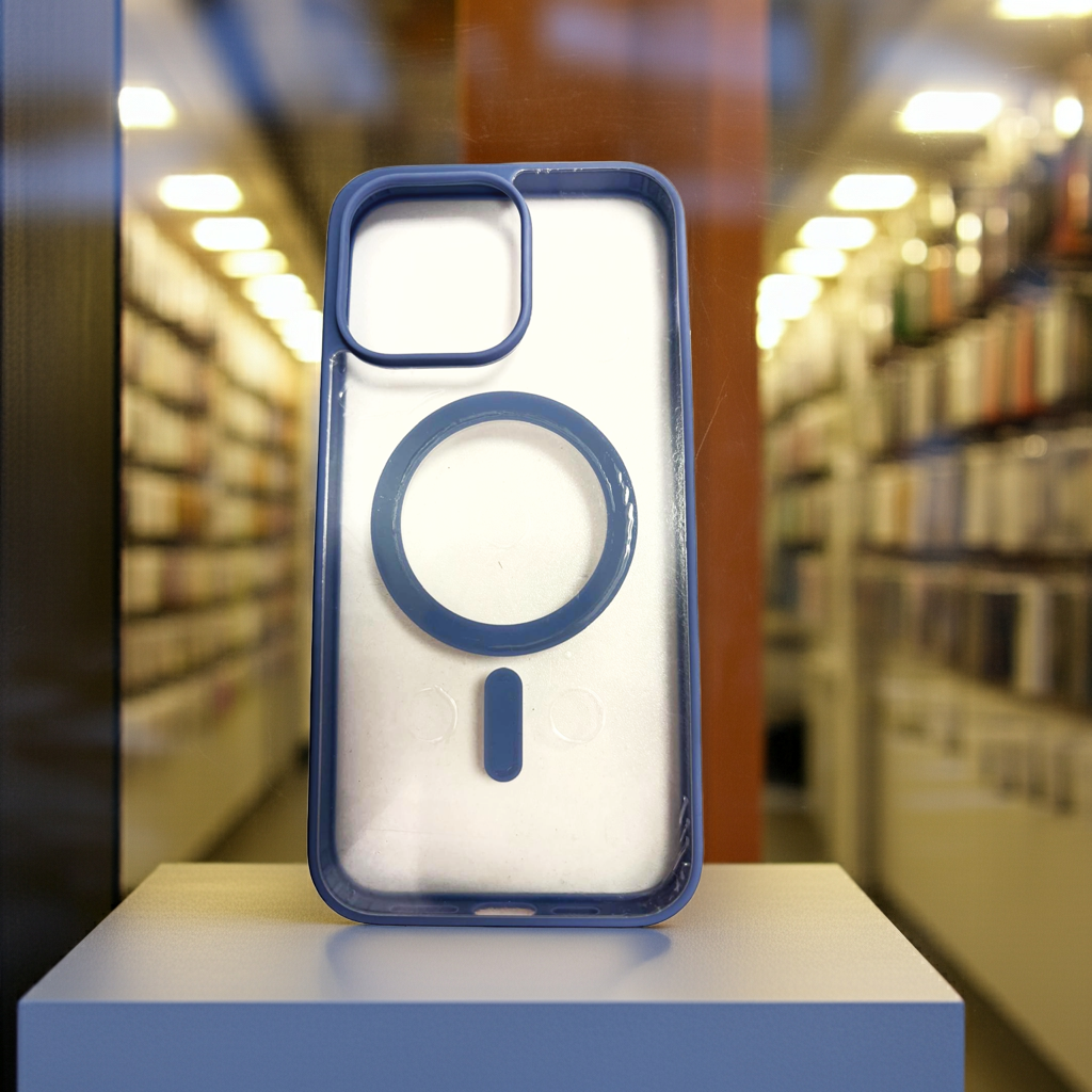 Cover trasparente iPhone 14 Pro Max MagSafe - Indaco - MOKO