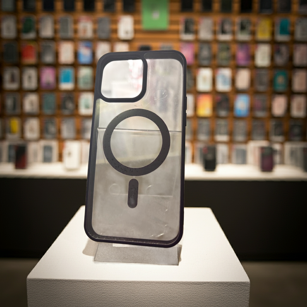 Cover trasparente iPhone 15 Pro Max MagSafe - Viola Scuro - MOKO