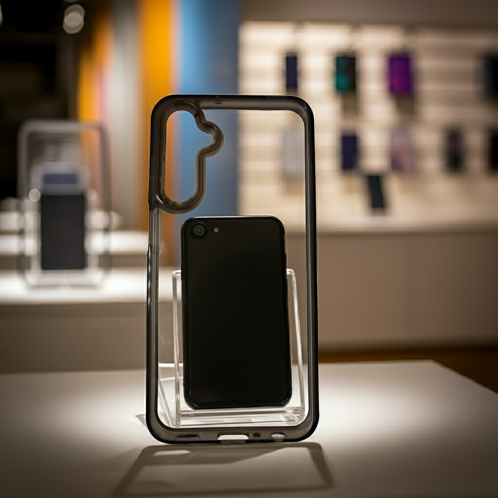 Cover trasparente Samsung Galaxy a25 nero - MOKO