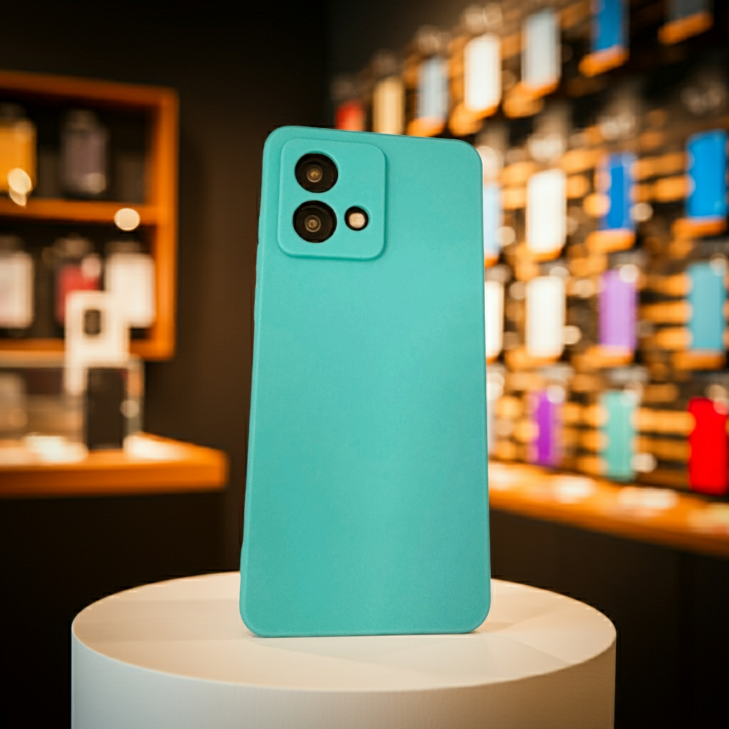 Cover Motorola G84 verde acqua - Protezione Colorata e Stile Unico - MOKO