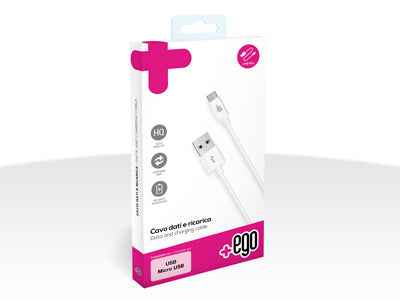 Cavo ricarica usb- micro usb bianco - MOKO