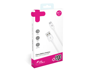 Cavo USB Type C 1 metro bianco per ricarica rapide - MOKO-prodotto-categoria