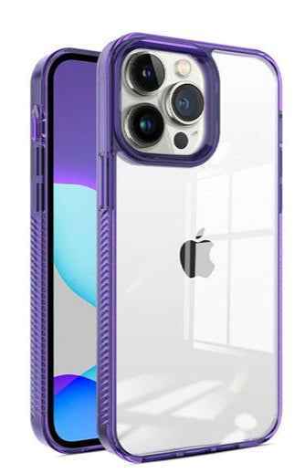 Cover rigida trasparente Iphone 16 Pro- viola - MOKO