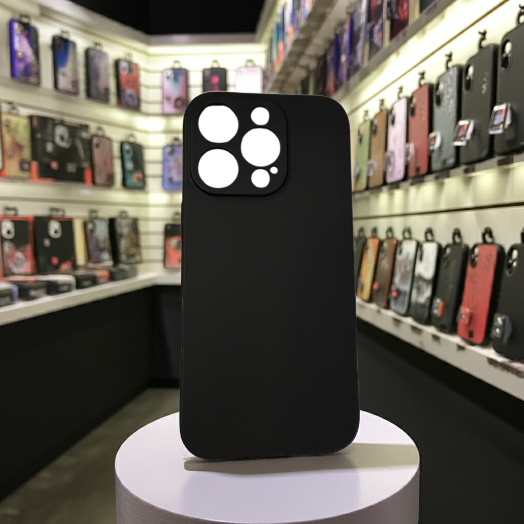 Cover colorata Iphone 16 Pro Max nero - MOKO