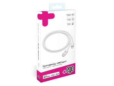 Cavo USB Lightning MFI Certificato per Ricarica e Trasferimento Dati - Bianco, Alta Qualità - MOKO