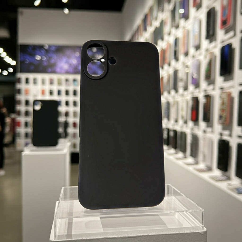 Cover colorata Iphone 16 Plus nero - MOKO