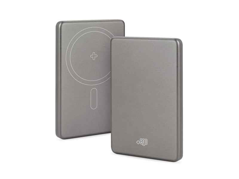 Power Bank Wireless Magnetico Premium 5000 mAh Power Mag Grigio - MOKO