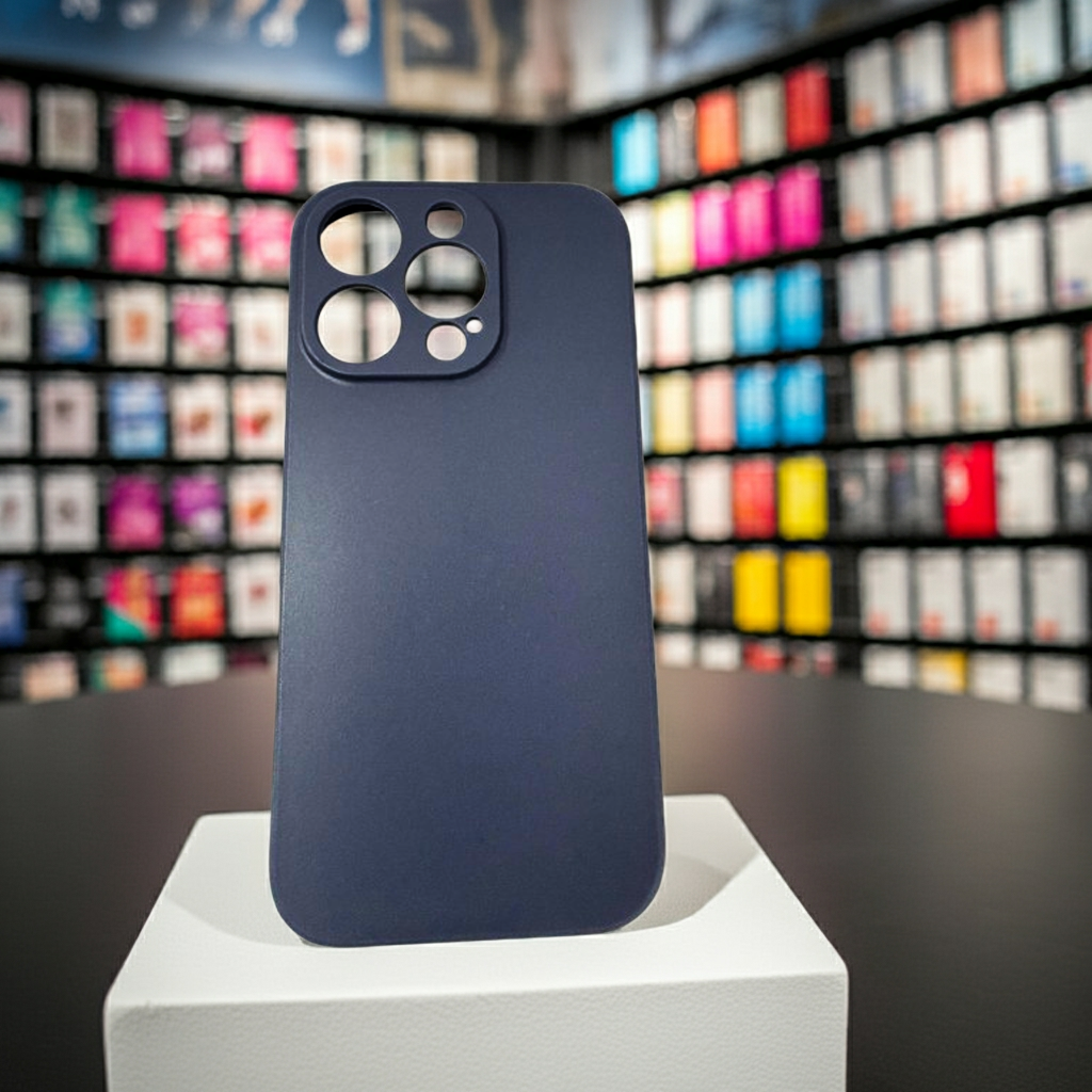 Cover colorata Iphone 16 Pro blu scuro - MOKO