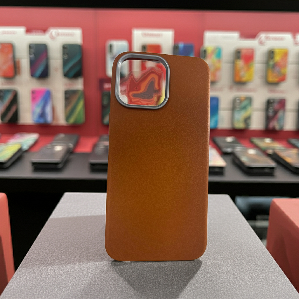 Cover iPhone 15 Pro Max marrone - Protezione elegante e colorata - MOKO