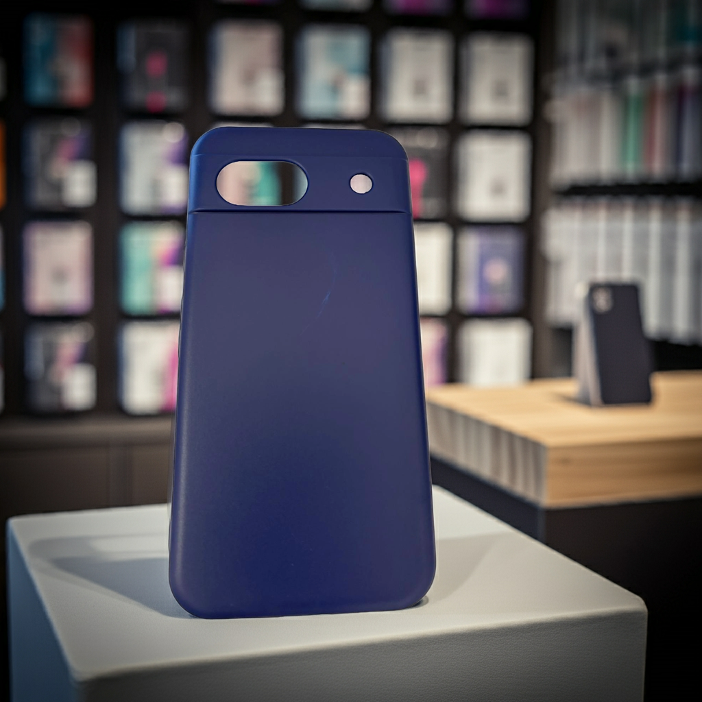 GOKEN Cover Per Google Pixel 6a – Custodia Silicone TPU Effetto Gradiente, Viola/Blu, Antiscivolo - 2