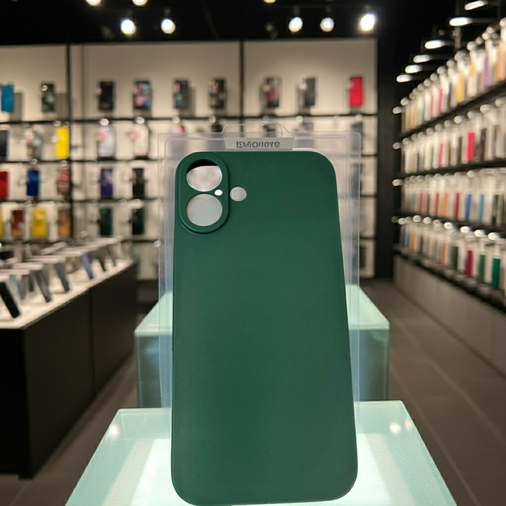 Cover colorata iPhone 16 Plus verde per una protezione alla moda - MOKO