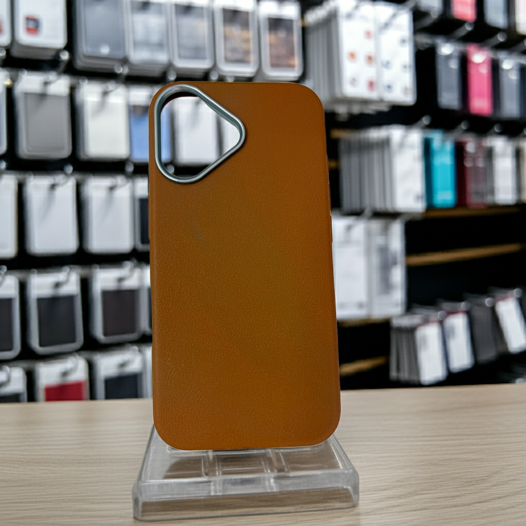 Cover colorata iPhone 16 marrone - Protezione elegante e resistente - MOKO