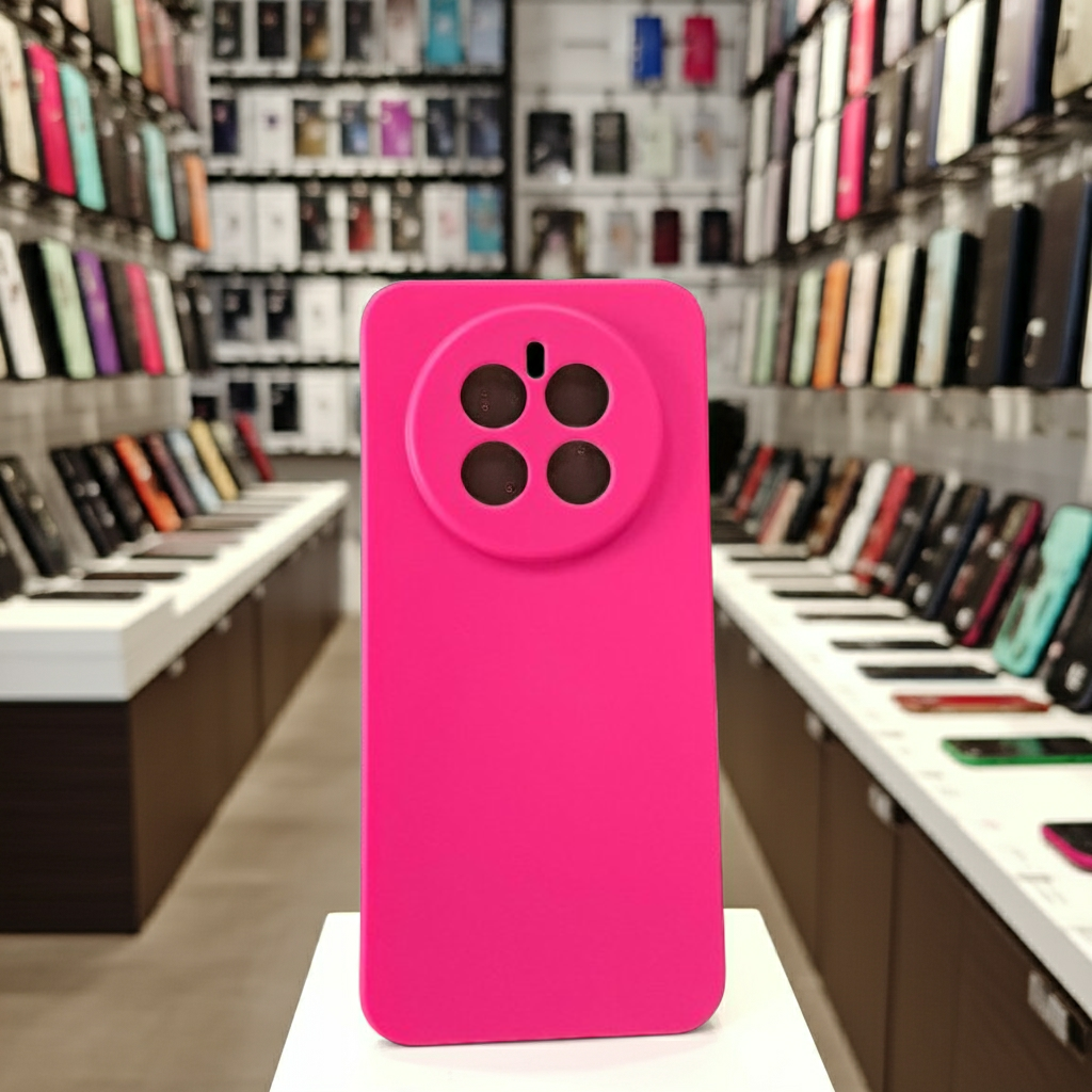 Cover Honor Magic 7 rosa fluo - Silicone Colorata e Protettiva - MOKO