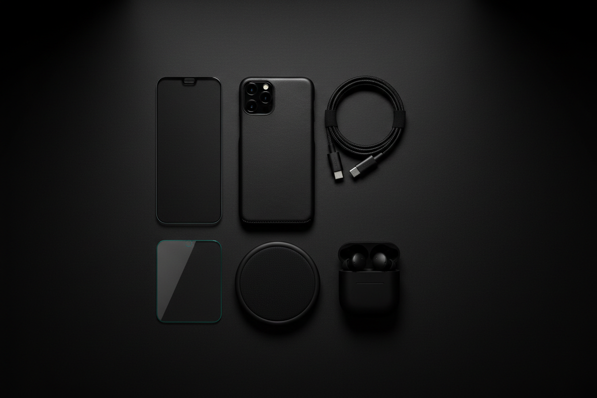 Accessori in evidenza - Flat Lay Premium