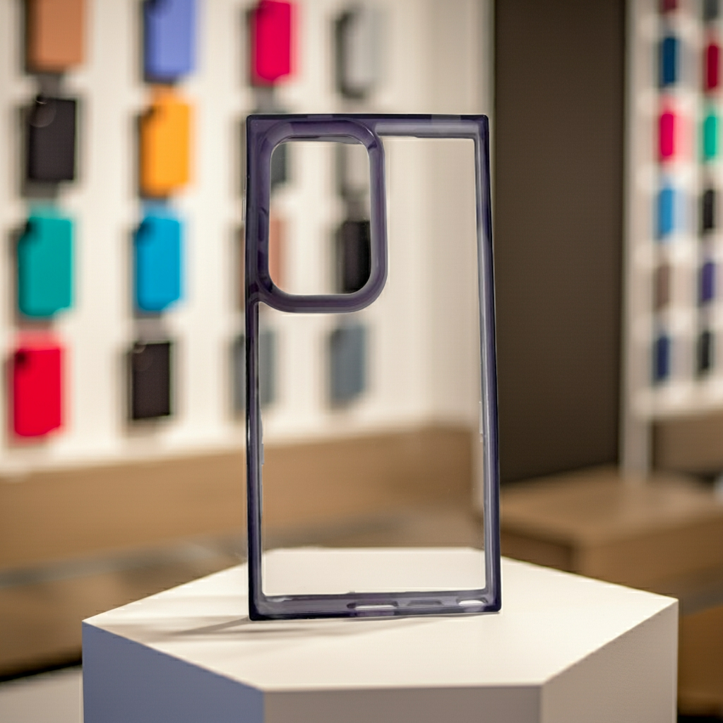 Cover trasparente Samsung Galaxy S24 ultra bordo colorato