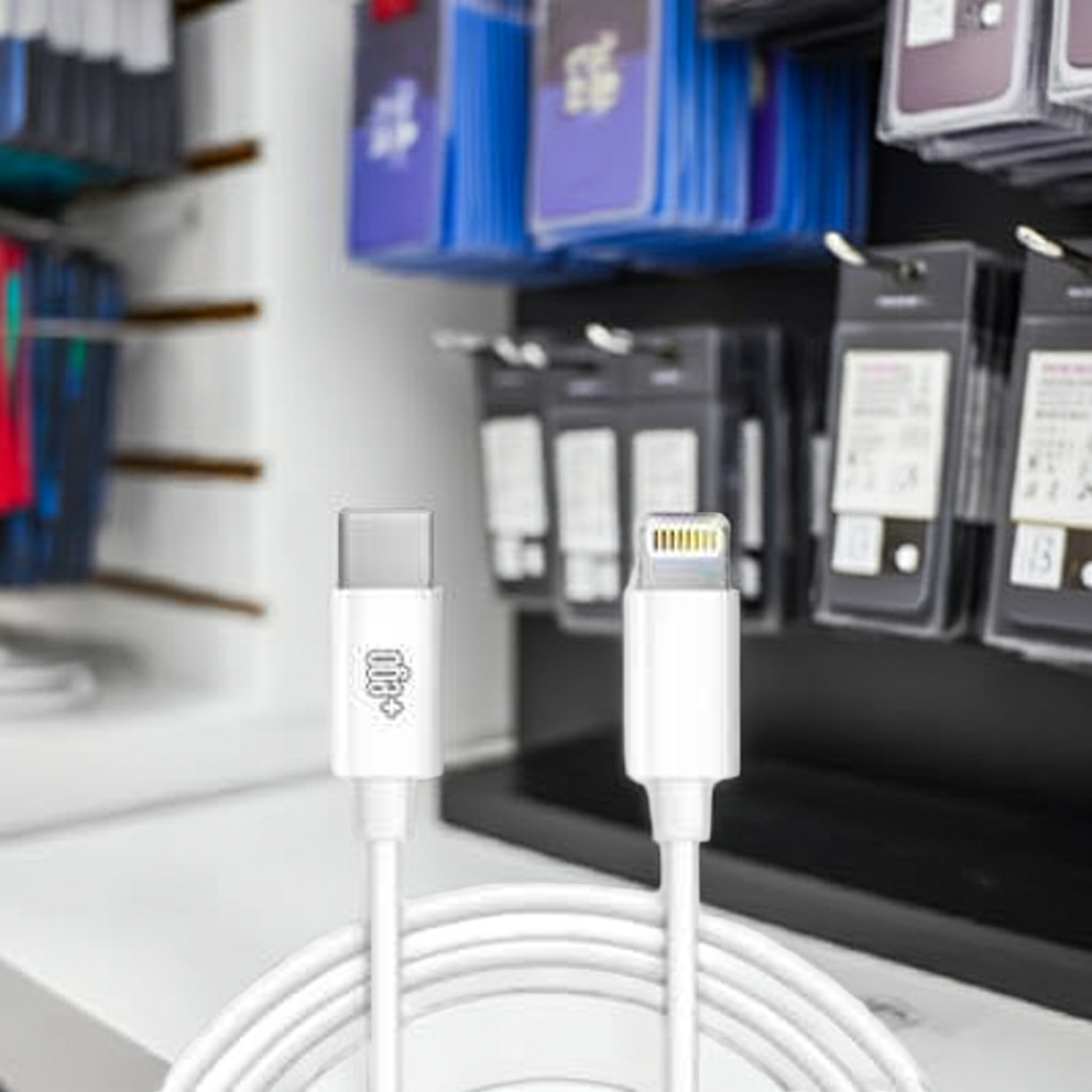 Cavo USB Lightning MFI Certificato per Ricarica e Trasferimento Dati - Bianco, Alta Qualità - MOKO