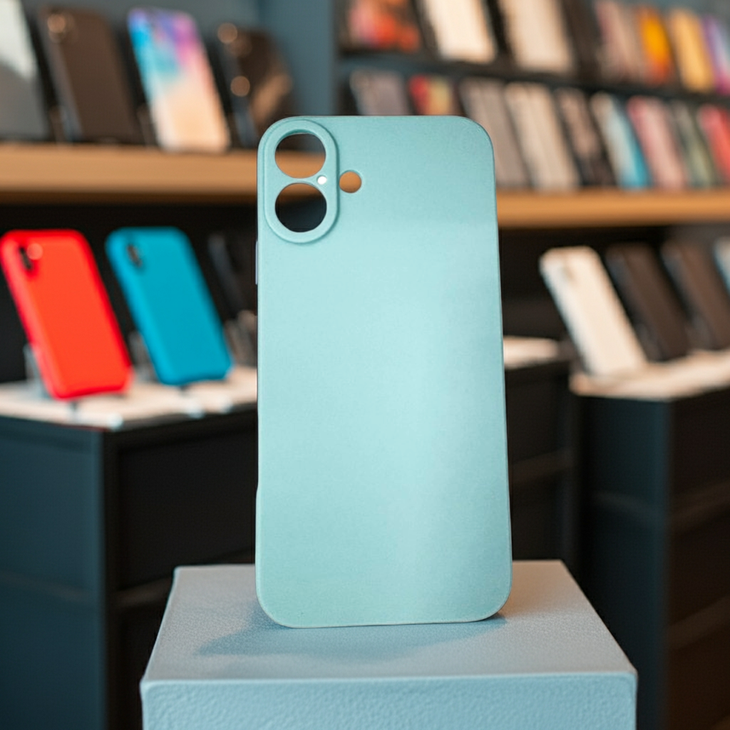 Cover iPhone 16 Plus verde acqua: protezione elegante e stile moderno - MOKO