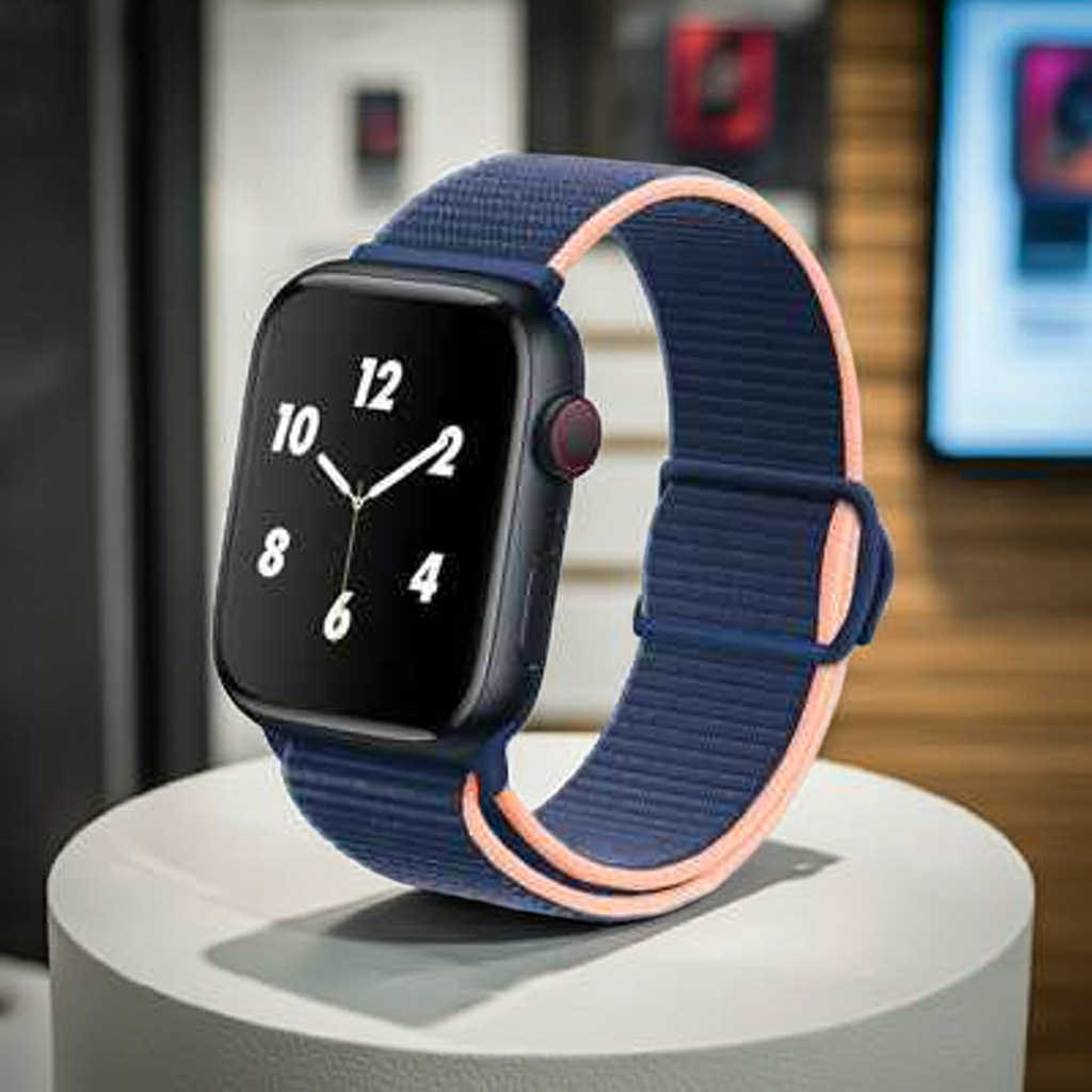 Cinturino smartwatch blu rosa per un look elegante e versatile - MOKO