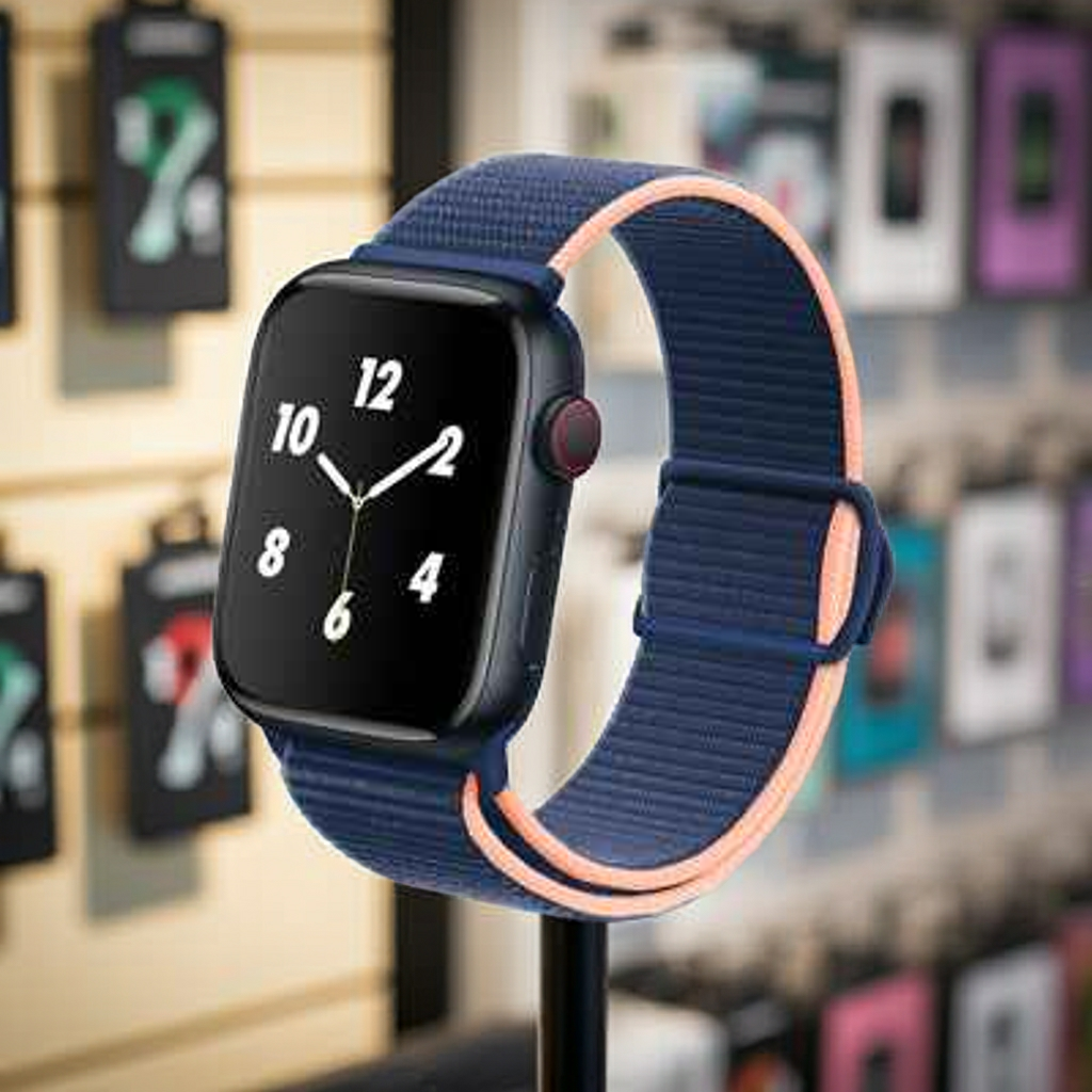 Cinturino smartwatch blu rosa per un look elegante e versatile - MOKO
