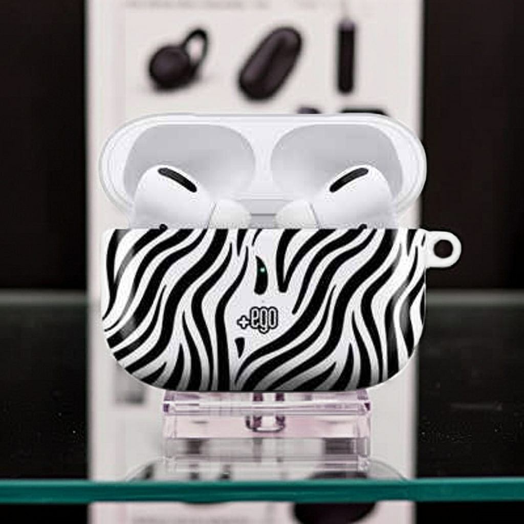 Custodia auricolari zebra per Airpods Pro in TPU - MOKO