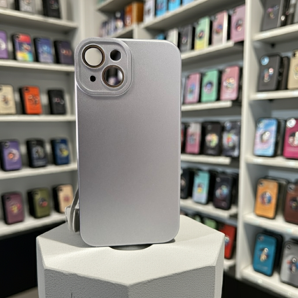 Cover iPhone 14 Plus argento - Custodia colorata e protettiva - MOKO