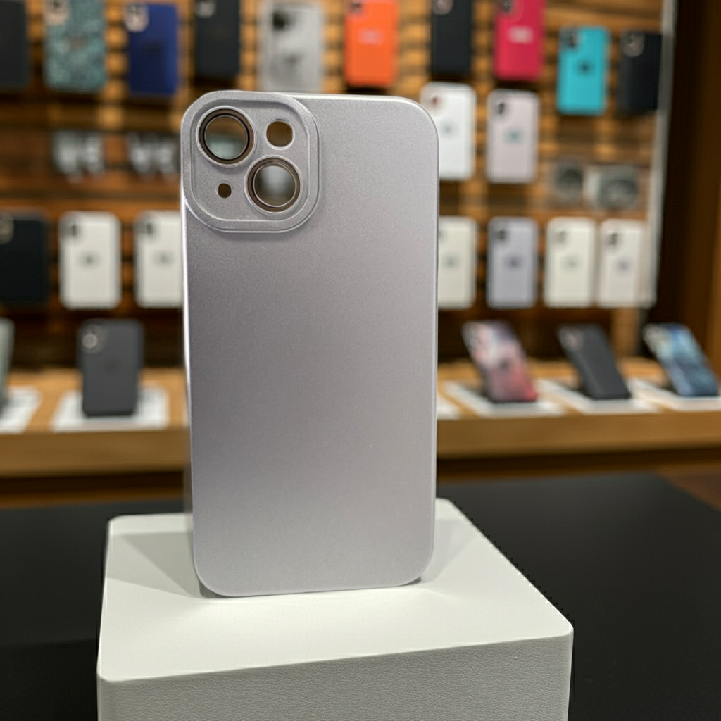 Cover iPhone 14 Plus argento - Custodia colorata e protettiva - MOKO