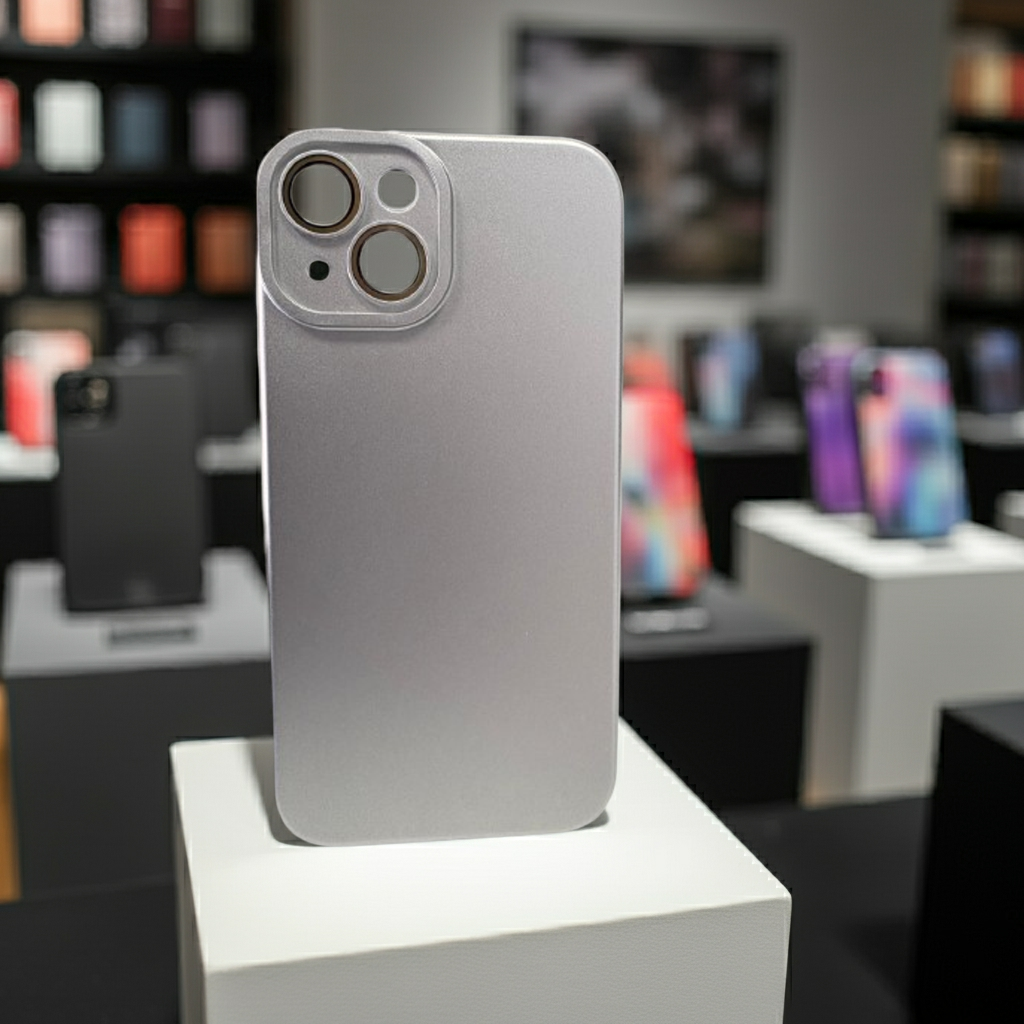 Cover iPhone 14 Plus argento - Custodia colorata e protettiva - MOKO