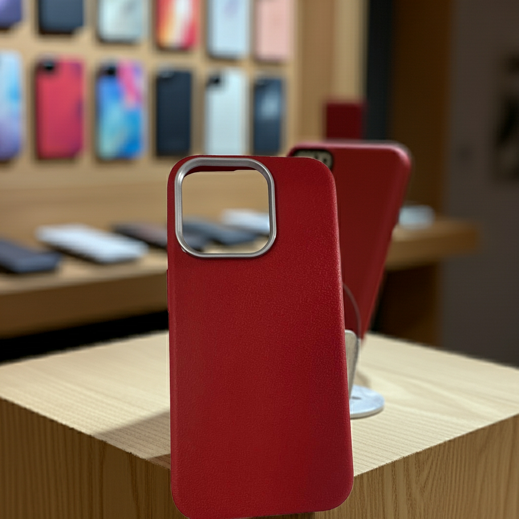 Cover iPhone 15 Pro rosso - Protezione elegante e vivace per il tuo smartphone - MOKO