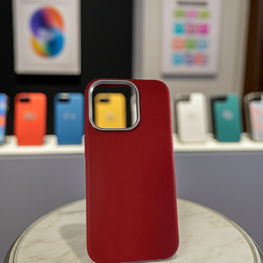 Cover iPhone 15 Pro rosso - Protezione elegante e vivace per il tuo smartphone - MOKO