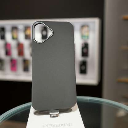 Cover colorata Iphone 16 Plus- grigio scuro - MOKO