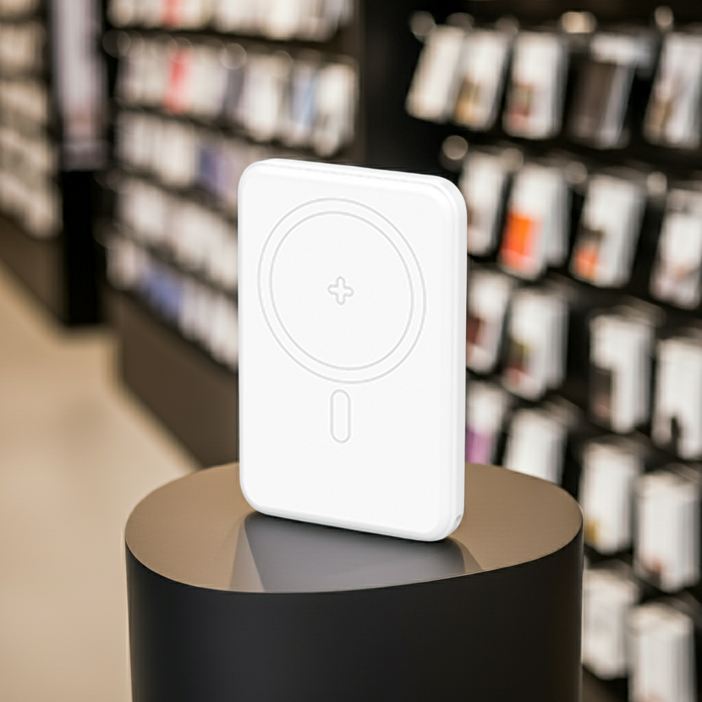 Power bank MagSafe bianco - MOKO