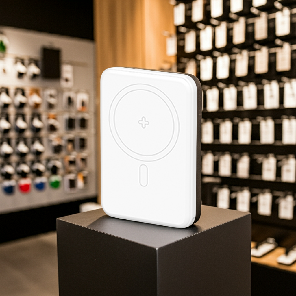 Power bank MagSafe bianco - MOKO