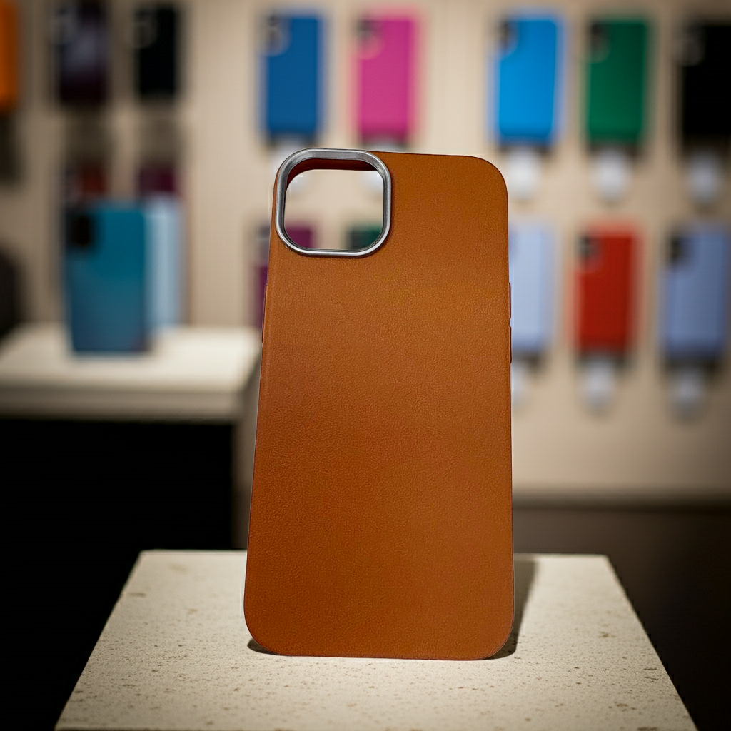 Cover iPhone 13 14 Marrone - Protezione Stile Elegante - MOKO