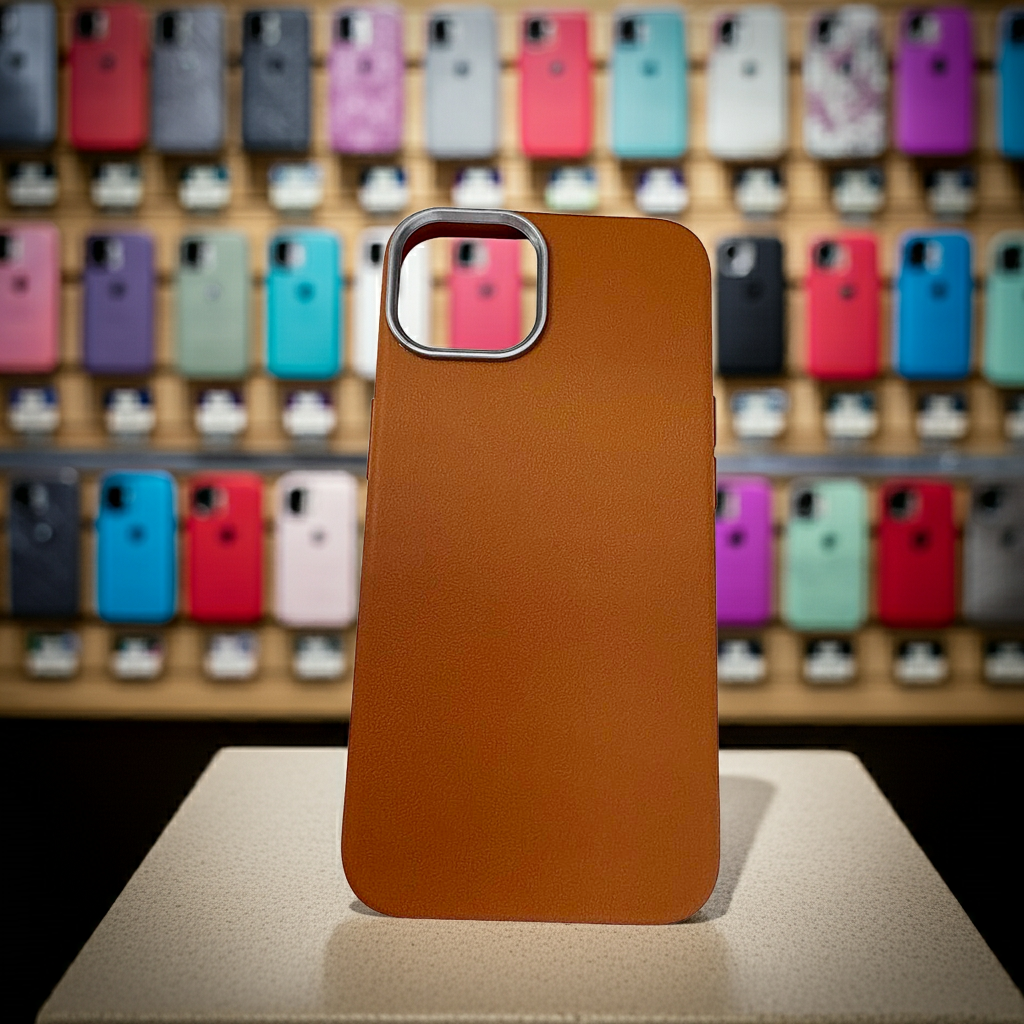 Cover iPhone 13 14 Marrone - Protezione Stile Elegante - MOKO