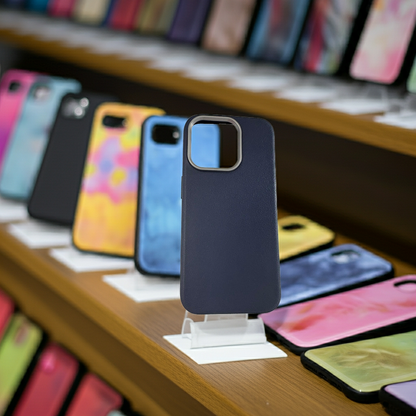 Cover colorata iPhone 15 Pro blu - Protezione elegante e stile unico - MOKO