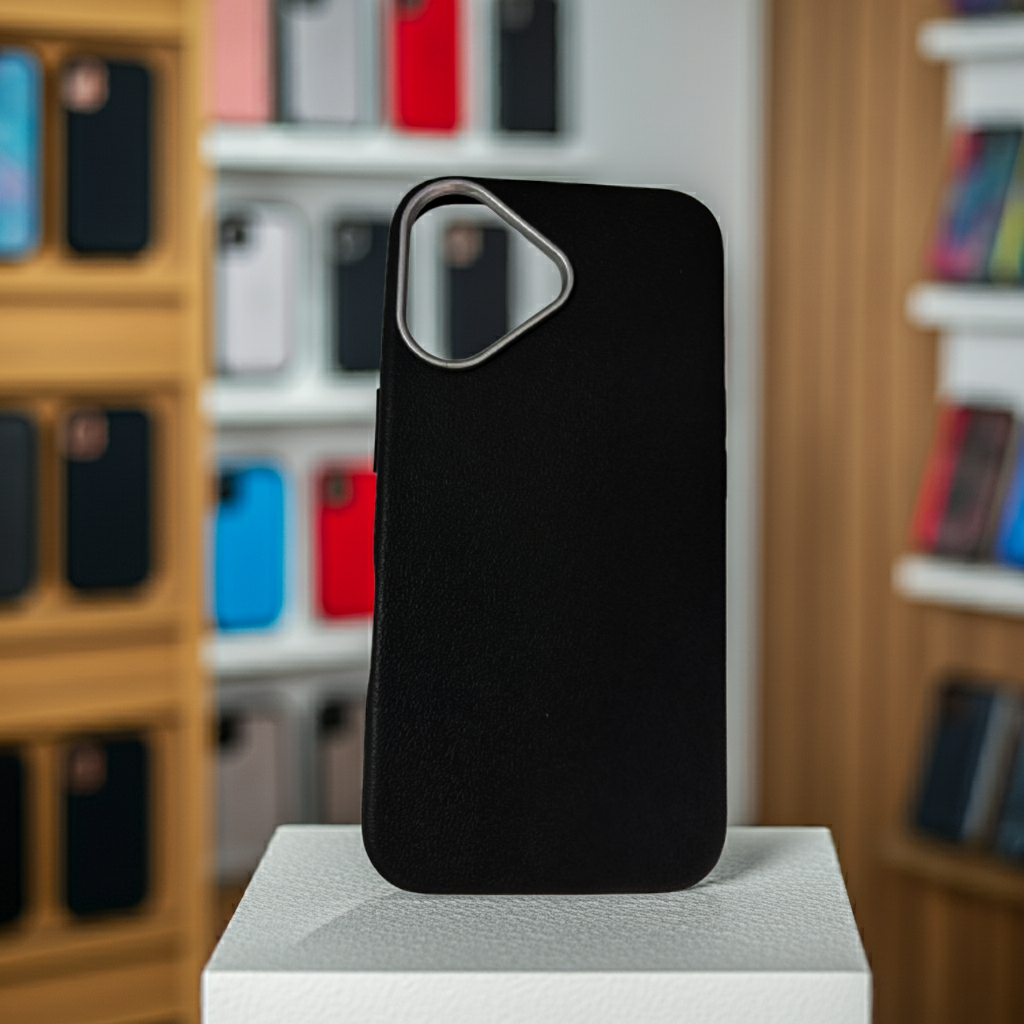 Cover iPhone 16 nero elegante - Protezione ottimale e stile raffinato - MOKO