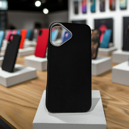 Cover iPhone 16 nero elegante - Protezione ottimale e stile raffinato - MOKO