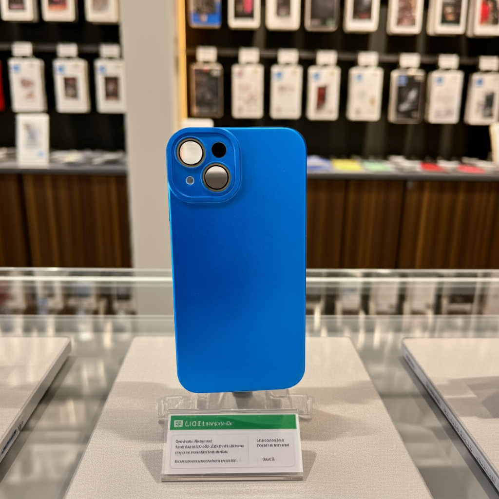 Cover colorata Iphone 14 blu - MOKO