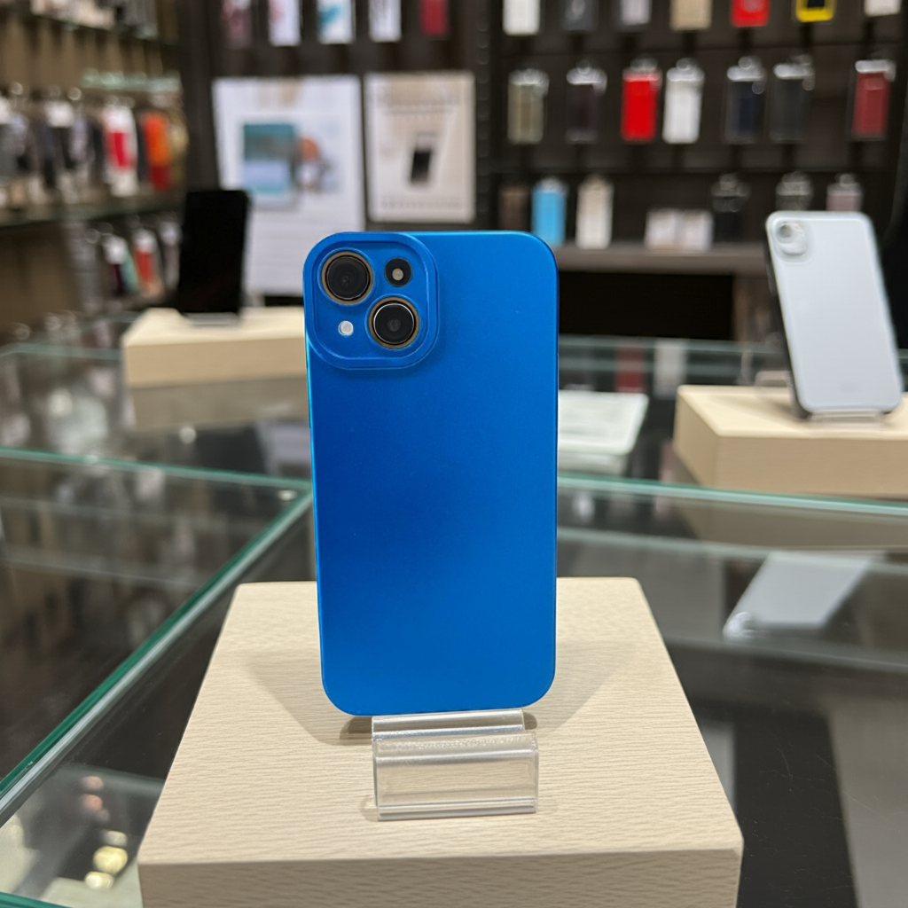 Cover colorata Iphone 14 blu - MOKO