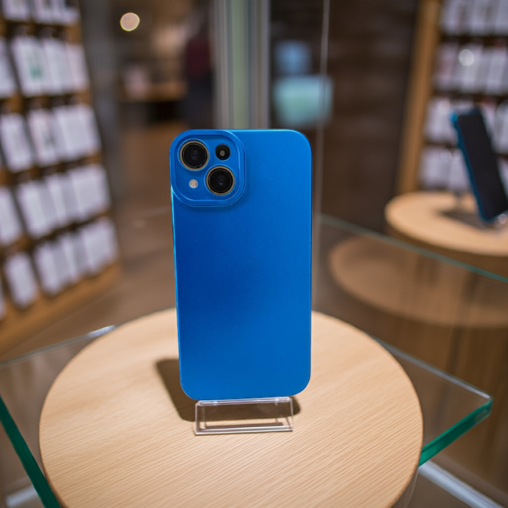 Cover colorata Iphone 14 blu - MOKO