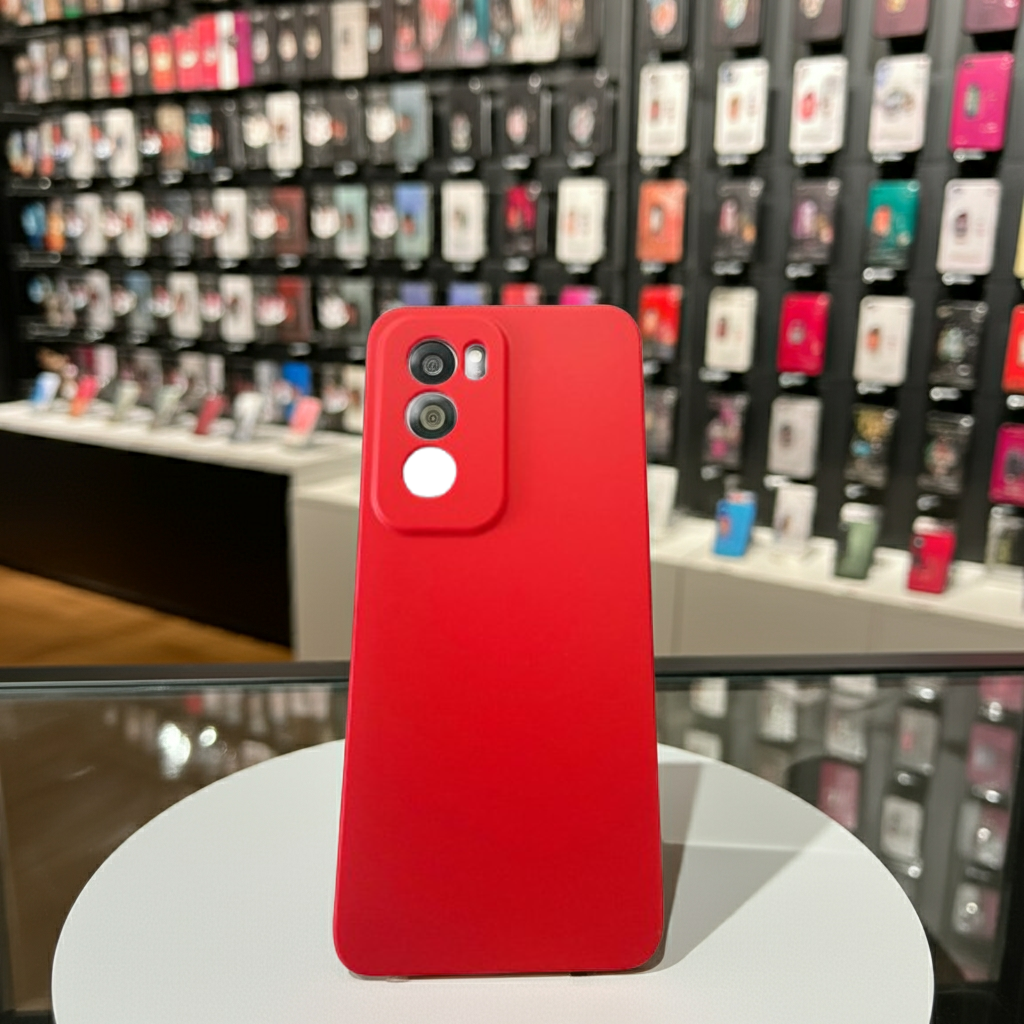 Cover Oppo Reno 12 5G rosso - Protezione colorata e stile per il tuo smartphone - MOKO