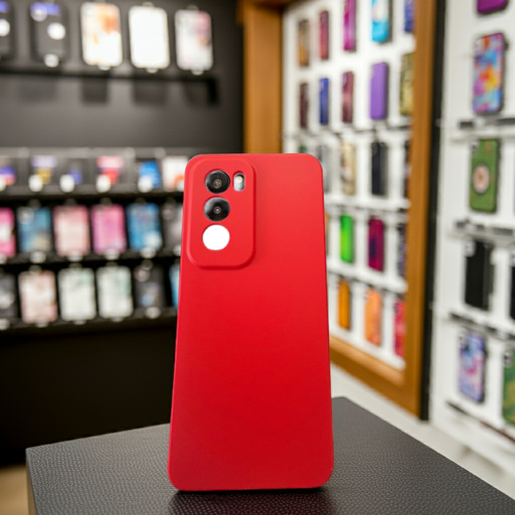Cover Oppo Reno 12 5G rosso - Protezione colorata e stile per il tuo smartphone - MOKO