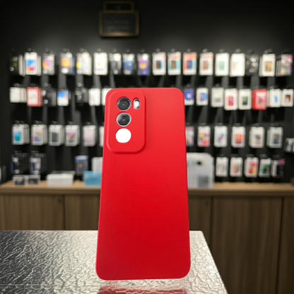 Cover Oppo Reno 12 5G rosso - Protezione colorata e stile per il tuo smartphone - MOKO